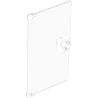 Lego dveře plné 1x4x6, průhledná čirá (4521504, 6247362)